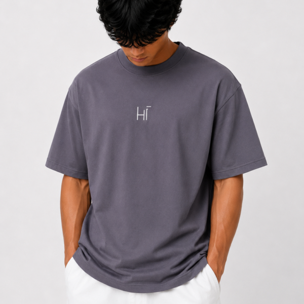 Grey oversize t-shirt