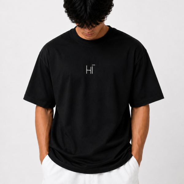 Black oversize t- shirt