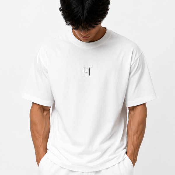 White oversize t-shirt